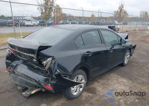 2015 Honda Civic Lx из США, поврежденный, VIN 2HGFB2F58FH544836